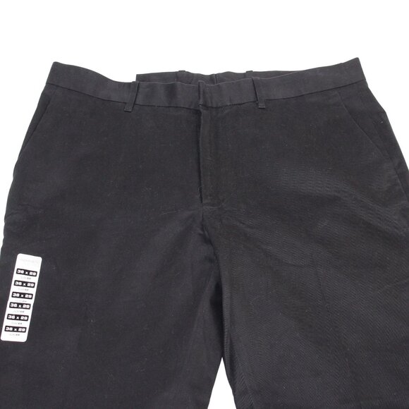 Axist Tech Slim Fit Chino Dress Pants Men's Size 36x29 Black Dry Fit Flat Front - Picture 5 of 14